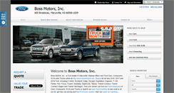 Desktop Screenshot of bossmotors.net